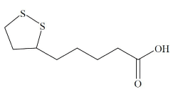 αリポ酸の構造式